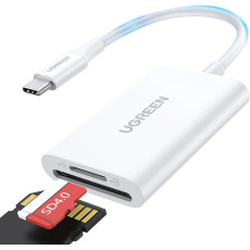 UGREEN CM265 2in1 USB-C SD/MicroSD Card Reader
