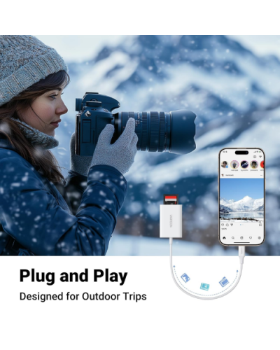 UGREEN CM265 2in1 USB-C SD/MicroSD Card Reader
