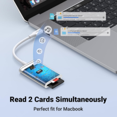 UGREEN CM265 2in1 USB-C SD/MicroSD Card Reader