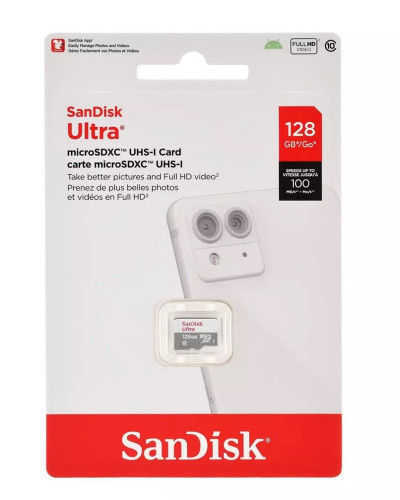 SanDisk 128GB Ultra microSDXC Memory Card
