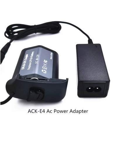 ACK-E4 AC Power Adapter Dummy Battery Coupler Charger Kit ACK-E4 AC Power Adapter Dummy Battery Coupler Charger Kit