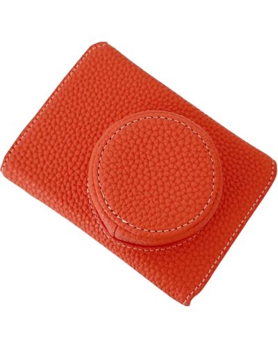 Camera Protective Case Full Camera Case Carrying Bag and Shoulder Strap for Fujifilm X100VI Camera (Orange)