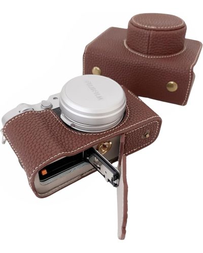 Camera Protective Case Full Camera Case Carrying Bag and Shoulder Strap for Fujifilm X100VI Camera (Coffee) Camera Protective Case Full Camera Case Carrying Bag and Shoulder Strap for Fujifilm X100VI Camera (Coffee)