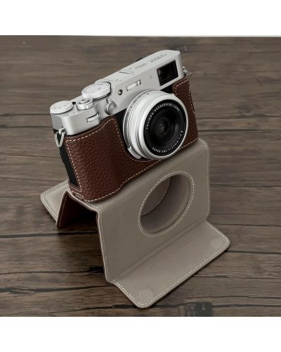 Camera Protective Case Full Camera Case Carrying Bag and Shoulder Strap for Fujifilm X100VI Camera (Coffee) Camera Protective Case Full Camera Case Carrying Bag and Shoulder Strap for Fujifilm X100VI Camera (Coffee)