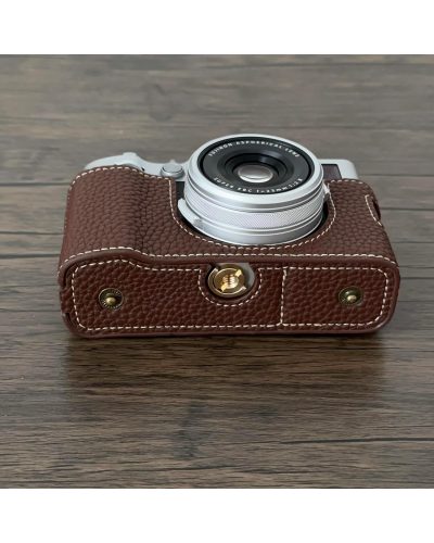 Camera Protective Case Full Camera Case Carrying Bag and Shoulder Strap for Fujifilm X100VI Camera (Coffee) Camera Protective Case Full Camera Case Carrying Bag and Shoulder Strap for Fujifilm X100VI Camera (Coffee)