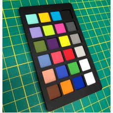 24Color Checker Classic Mini 64x108mm Test Chart Checker Palette Board 