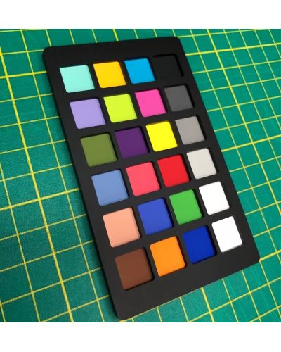 24Color Checker Classic Mini 64x108mm Test Chart Checker Palette Board 