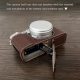 Leather Camera Half Case for Fujifilm X100VI Digital Camera with Strap (Coffee)