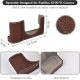 Leather Camera Half Case for Fujifilm X100VI Digital Camera with Strap (Coffee)