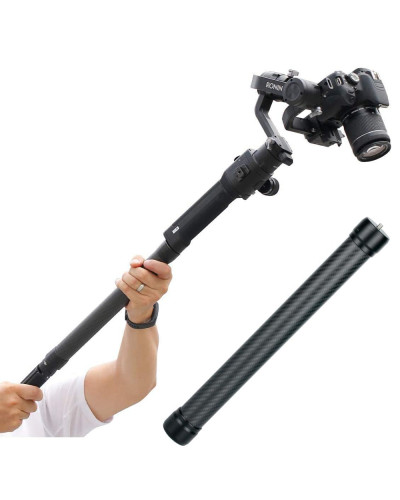 Carbon Fiber Extension Monopod Pole for DJI Ronin Gimbal Handle Grip (50cm)