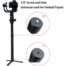 Carbon Fiber Extension Monopod Pole for DJI Ronin Gimbal Handle Grip (36cm)