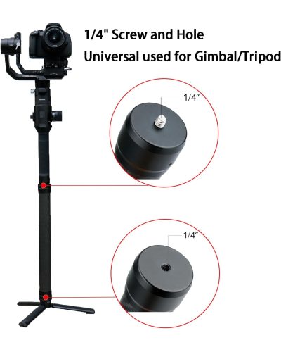 Carbon Fiber Extension Monopod Pole for DJI Ronin Gimbal Handle Grip (50cm) Carbon Fiber Extension Monopod Pole for DJI Ronin Gimbal Handle Grip (50cm)
