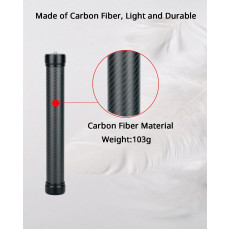 Carbon Fiber Extension Monopod Pole for DJI Ronin Gimbal Handle Grip (36cm)
