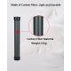 Carbon Fiber Extension Monopod Pole for DJI Ronin Gimbal Handle Grip (36cm)