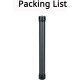 Carbon Fiber Extension Monopod Pole for DJI Ronin Gimbal Handle Grip (36cm)
