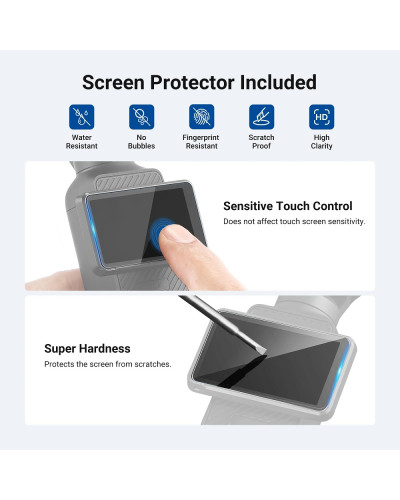 NEEWER ND16 ND64 ND256 CPL Variable ND Filter & Screen Protector Compatible with DJI Osmo Pocket 3/4