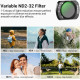 NEEWER ND2-32/ CPL/ Black Diffusion 1/4 Filter & Screen Protector Compatible with DJI Osmo Pocket 3/4 NEEWER ND2-32/ CPL/ Black Diffusion 1/4 Filter & Screen Protector Compatible with DJI Osmo Pocket 3/4