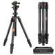 K&F Concept K254C2 Carbon Fibre Camera Tripod 162 cm Travel Tripod Arca Swiss