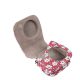 Classic Flower Fabric Camera Case Bag For FUJIFILM Instax Mini8/9/10/11/12 Instant Camera (Red)