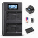 Camera Battery Charger For Sony NP-FV100 NP-FV30 NP-FV50 NP-FV70 SX83E SX63E FDR-AX100E AX100E