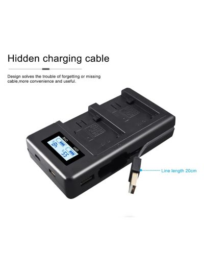 Camera Battery Charger For Sony NP-FV100 NP-FV30 NP-FV50 NP-FV70 SX83E SX63E FDR-AX100E AX100E