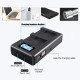 Camera Battery Charger For Sony NP-FV100 NP-FV30 NP-FV50 NP-FV70 SX83E SX63E FDR-AX100E AX100E
