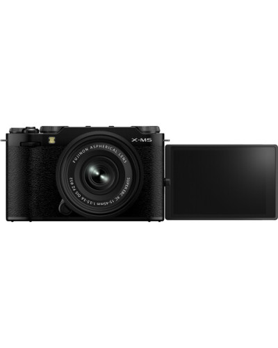FUJIFILM X-M5 Mirrorless Camera with XC 15-45mm f/3.5-5.6 Lens (Black)