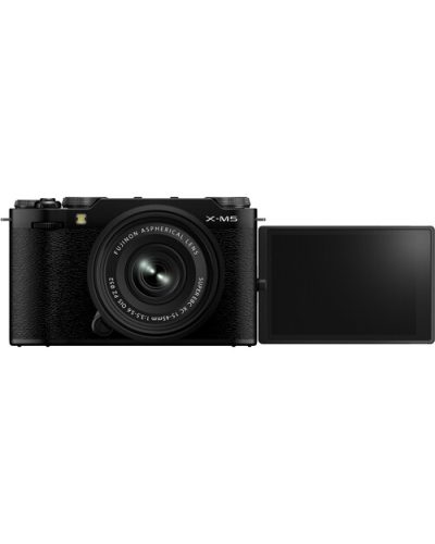 FUJIFILM X-M5 Mirrorless Camera with XC 15-45mm f/3.5-5.6 Lens (Black)