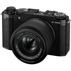 FUJIFILM X-M5 Mirrorless Camera with XC 15-45mm f/3.5-5.6 Lens (Black) FUJIFILM X-M5 Mirrorless Camera with XC 15-45mm f/3.5-5.6 Lens (Black)