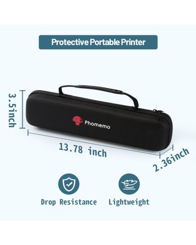 Phomemo M08F Black Bag for A4 Portable Printer for Mobile Travel Printer Storage Holder Paper(Case Only) Phomemo M08F Black Bag for A4 Portable Printer for Mobile Travel Printer Storage Holder Paper(Case Only)