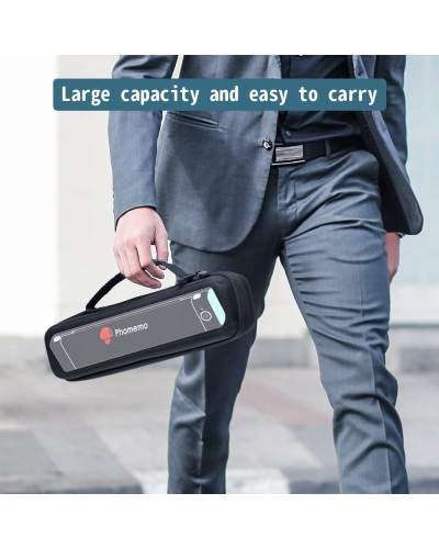 Phomemo M08F Black Bag for A4 Portable Printer for Mobile Travel Printer Storage Holder Paper(Case Only)