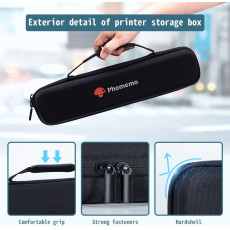 Phomemo M08F Black Bag for A4 Portable Printer for Mobile Travel Printer Storage Holder Paper(Case Only)