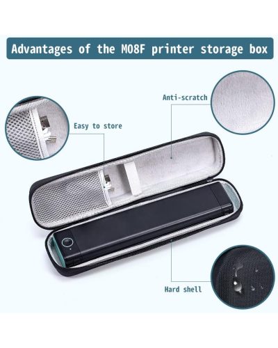 Phomemo M08F Black Bag for A4 Portable Printer for Mobile Travel Printer Storage Holder Paper(Case Only) Phomemo M08F Black Bag for A4 Portable Printer for Mobile Travel Printer Storage Holder Paper(Case Only)