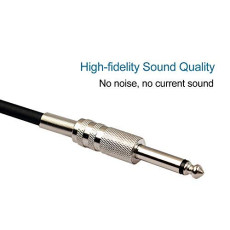 6.5mm (1/4) Mono Male to XLR Female Audio Cable Lead 1.8m Microphone