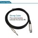 6.5mm (1/4) Mono Male to XLR Female Audio Cable Lead 1.8m Microphone