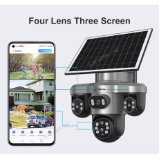 LS Vision LS-CS7-4G-10X Optical Zoom 20MP PTZ Solar Camera Outdoor