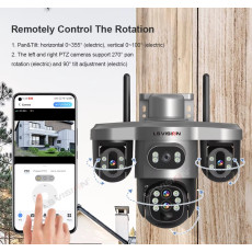 LS Vision LS-CS7-4G-10X Optical Zoom 20MP PTZ Solar Camera Outdoor