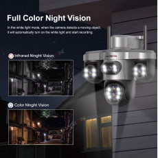 LS Vision LS-CS7-4G-10X Optical Zoom 20MP PTZ Solar Camera Outdoor