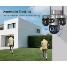 LS Vision LS-CS7-4G-10X Optical Zoom 20MP PTZ Solar Camera Outdoor