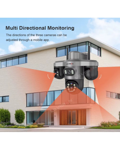 LS Vision LS-CS7-4G-10X Optical Zoom 20MP PTZ Solar Camera Outdoor