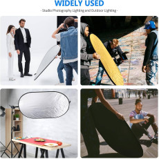 NiceFoto SR-5-Ø40x66" 5in1 Square Reflector Discs (102x168cm)