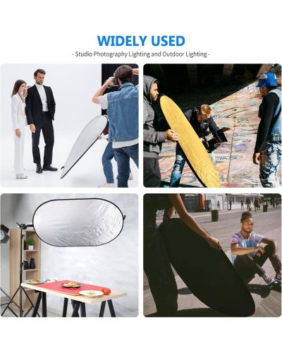 NiceFoto SR-5-Ø38x48" 5in1 Square Reflector Discs (92x122cm)