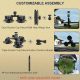 Minifocus Suction Car Mount for Insta360 X5/X4/X3/X2/Gopro/DJI/Action Camera