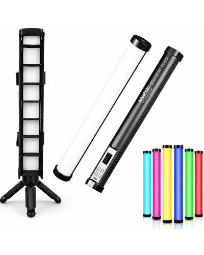 NiceFoto TC-210RGB 10W Magnetic LED Video Tube Light with Grid NiceFoto TC-210RGB 10W Magnetic LED Video Tube Light with Grid