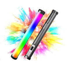 NiceFoto TC-210RGB 10W Magnetic LED Video Tube Light with Grid