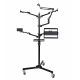 NiceFoto ZB-T01 155cm Live Tree Professional Heavy Duty Studio Camera Station Stand with Wheels