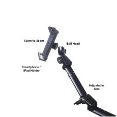 NiceFoto ZB-T01 155cm Live Tree Professional Heavy Duty Studio Camera Station Stand with Wheels