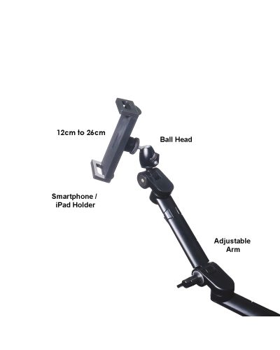 NiceFoto ZB-T01 155cm Live Tree Professional Heavy Duty Studio Camera Station Stand with Wheels