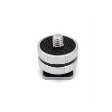 Camera Hot Shoe to 1/4"-20 Screw Adapter Mount