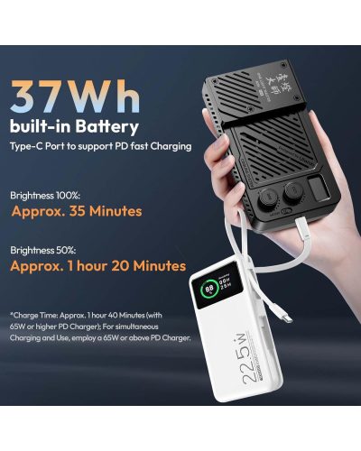 Ulanzi LM-P40RGB 40W RGB Portable Video Light Ulanzi LM-P40RGB 40W RGB Portable Video Light